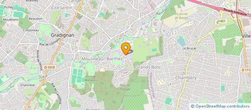 localisation de l'entreprise SCI VVGV  GRADIGNAN