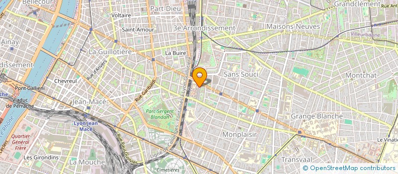 localisation de l'entreprise SCI VVK  LYON