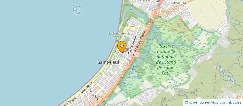 localisation de l'entreprise SCI VVM à SAINT-PAUL