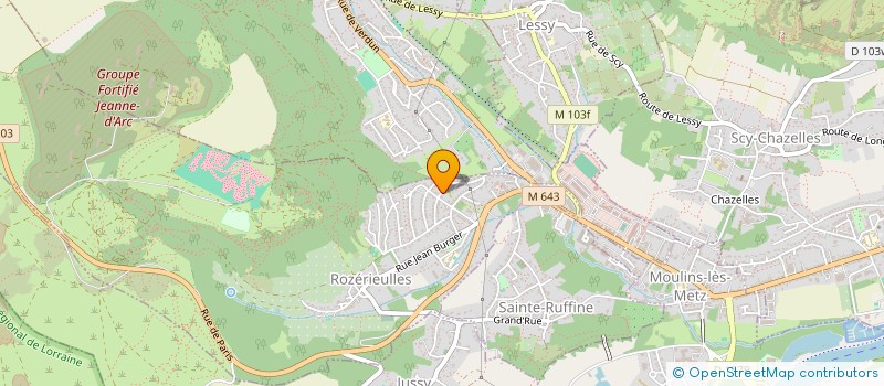 localisation de l'entreprise SCI VYG  ROZERIEULLES