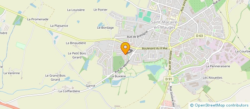 localisation de l'entreprise SCI VYOCAP à SEVREMOINE