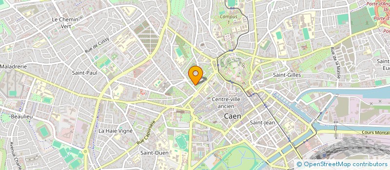 localisation de l'entreprise SCI W à CAEN