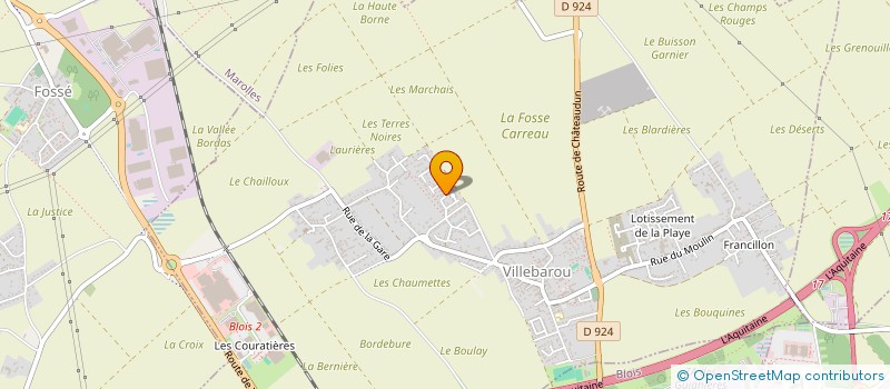 localisation de l'entreprise SCI W.A.C  VILLEBAROU