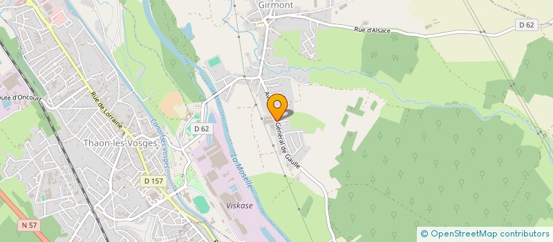 localisation de l'entreprise SCI W A2  THAON-LES-VOSGES