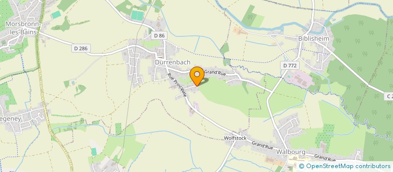 localisation de l'entreprise SCI W B  DURRENBACH