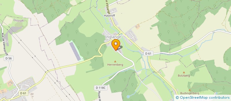 localisation de l'entreprise SCI W.B.G.  INGLANGE