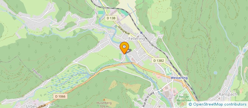 localisation de l'entreprise SCI W.D  FELLERING