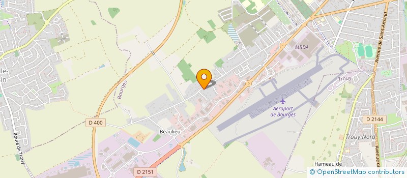 localisation de l'entreprise SCI W.E.N.  BOURGES