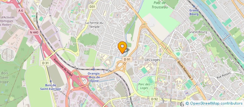 localisation de l'entreprise SCI W.E.R à RIS-ORANGIS