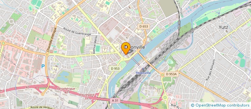 localisation de l'entreprise SCI W ELI à THIONVILLE