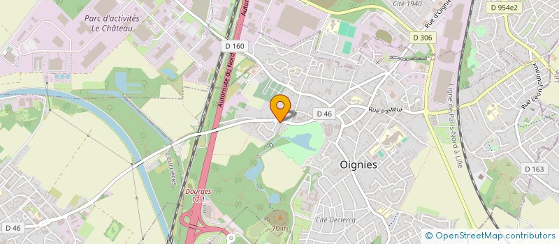 localisation de l'entreprise SCI W. HENRI-MICHELE  OIGNIES