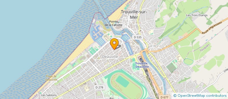 localisation de l'entreprise SCI W.I.B. PARTNER'S à DEAUVILLE