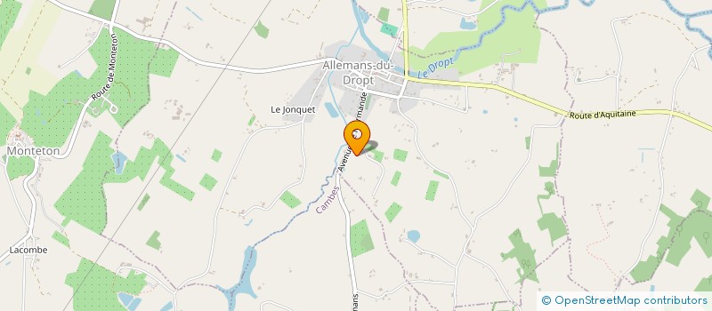 localisation de l'entreprise SCI W.I.C.  ALLEMANS-DU-DROPT