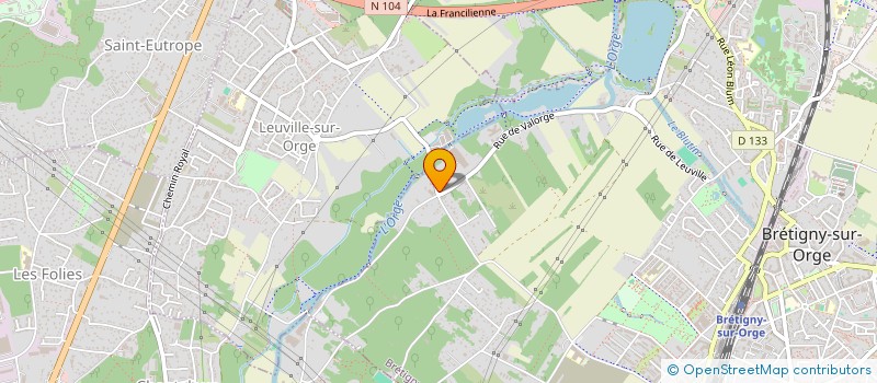 localisation de l'entreprise SCI W/J à BRETIGNY-SUR-ORGE