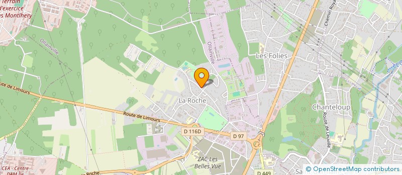 localisation de l'entreprise SCI W&J  OLLAINVILLE