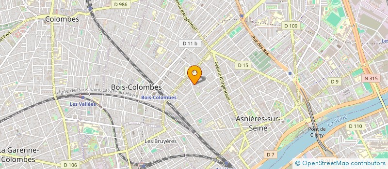 localisation de l'entreprise SCI W KINANE à ASNIERES-SUR-SEINE