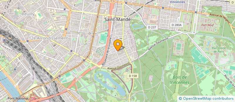 localisation de l'entreprise SCI W + L à SAINT-MANDE