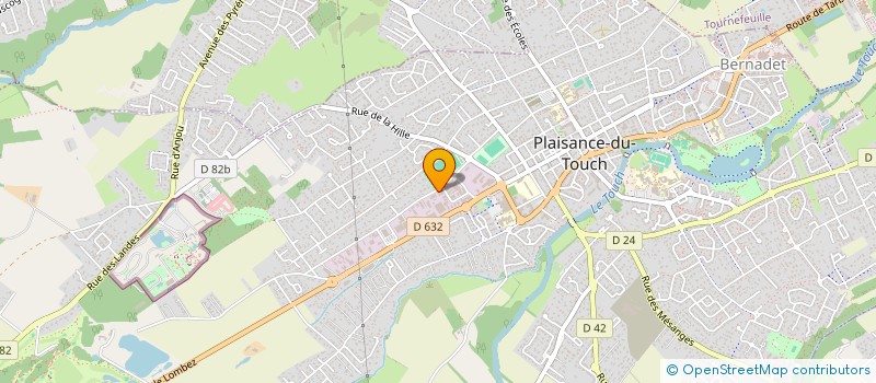 localisation de l'entreprise SCI W LOCATIONS  PLAISANCE-DU-TOUCH