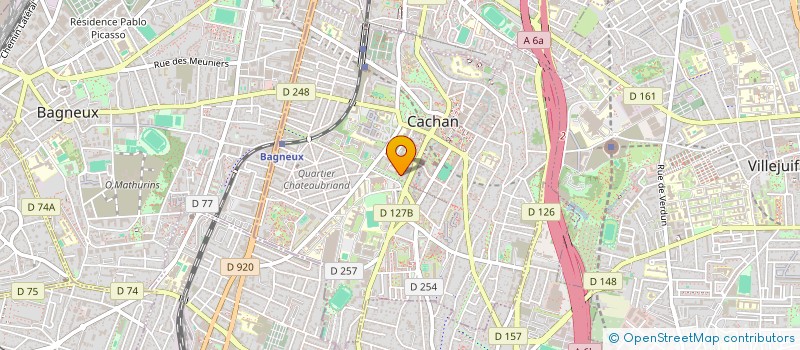 localisation de l'entreprise SCI W.N ASSOCIES  CACHAN