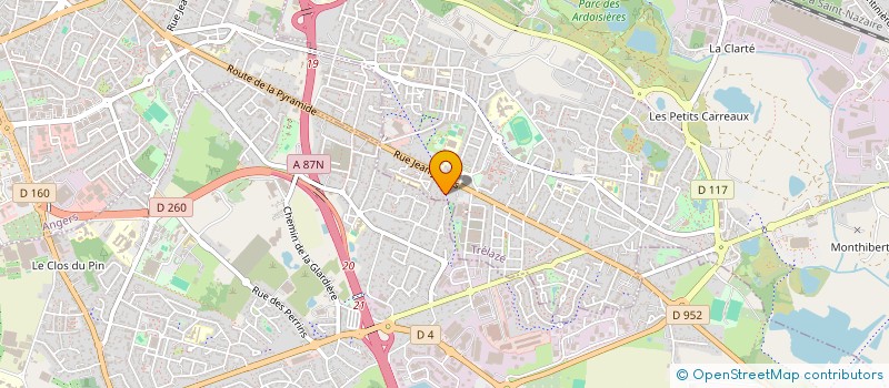 localisation de l'entreprise SCI W.N.G.  TRELAZE