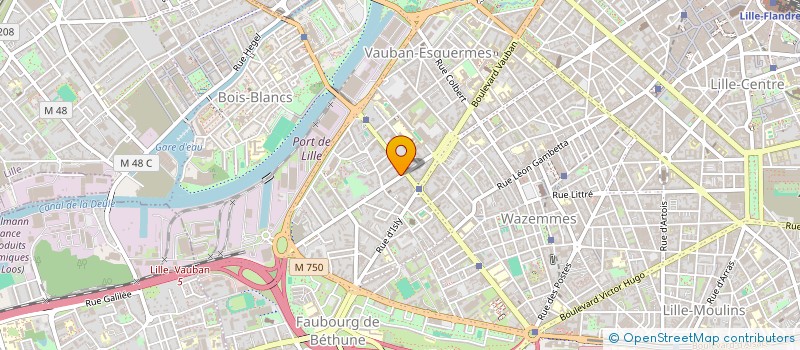 localisation de l'entreprise SCI W.PARIS.18 à LILLE