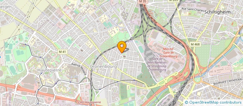 localisation de l'entreprise SCI W T  OFFENDORF