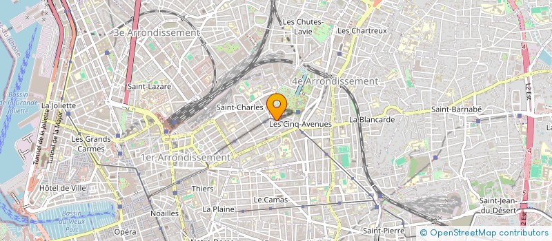 localisation de l'entreprise SCI W.TRUST à MARSEILLE
