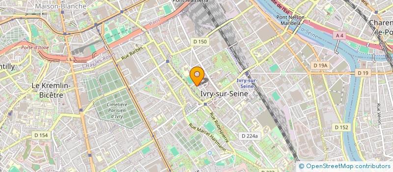 localisation de l'entreprise SCI W.U.B.F à IVRY-SUR-SEINE