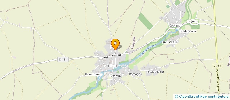 localisation de l'entreprise SCI W.V.A  CHEF-BOUTONNE