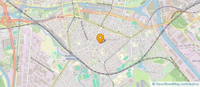 localisation de l'entreprise SCI W&W à STRASBOURG