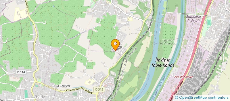 localisation de l'entreprise SCI W2C  IRIGNY