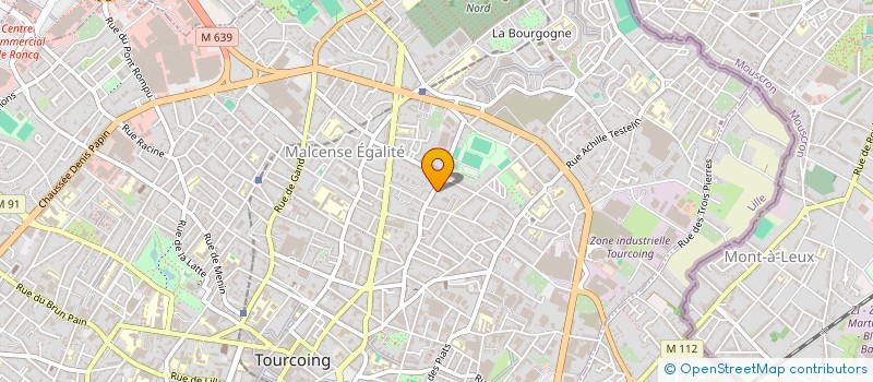 localisation de l'entreprise SCI W3D  TOURCOING