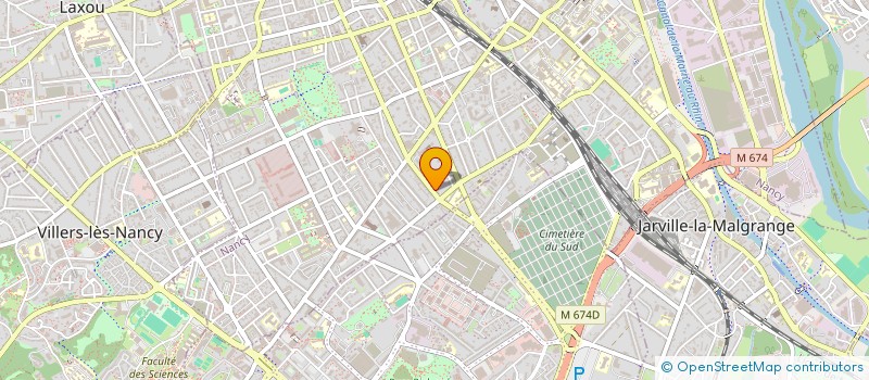 localisation de l'entreprise SCI W3SC  NANCY