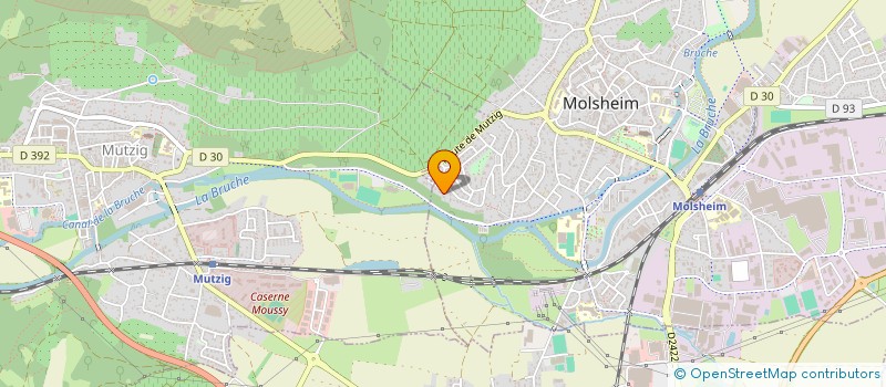 localisation de l'entreprise SCI W4 à MOLSHEIM