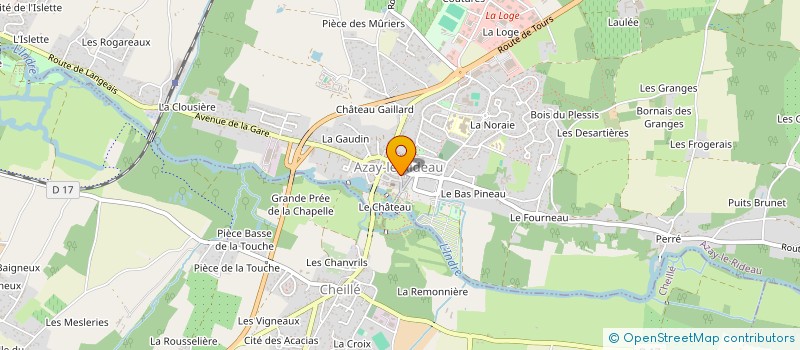 localisation de l'entreprise SCI W8K à AZAY-LE-RIDEAU