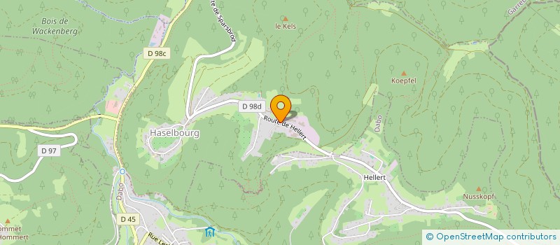 localisation de l'entreprise SCI WA 1  HASELBOURG