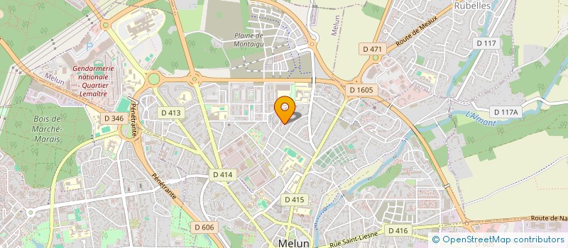 localisation de l'entreprise SCI WAALI à MELUN