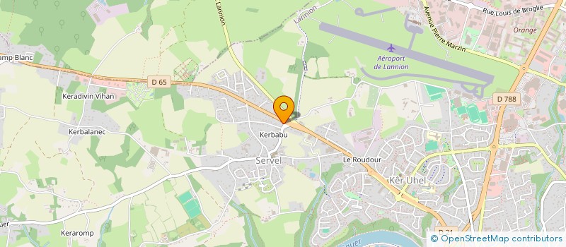 localisation de l'entreprise SCI WAAS WEN  LANNION