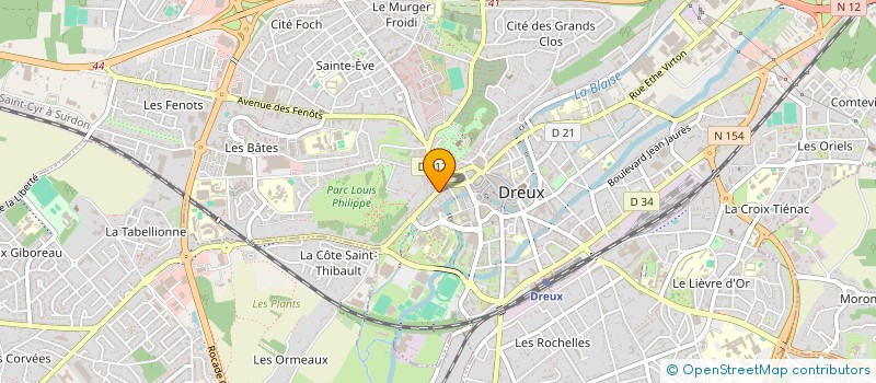 localisation de l'entreprise SCI WABB à DREUX