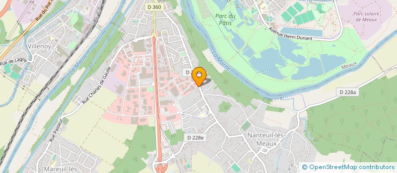 localisation de l'entreprise SCI WACFA  NANTEUIL-LES-MEAUX