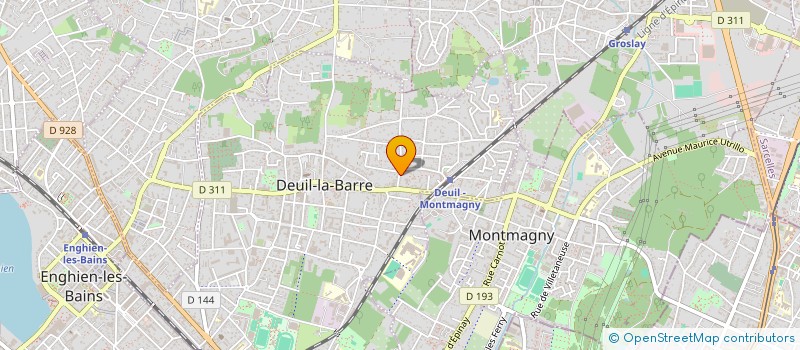 localisation de l'entreprise SCI WACILA  DEUIL-LA-BARRE