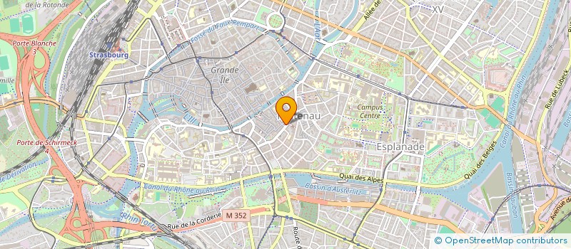 localisation de l'entreprise SCI WACKER  STRASBOURG