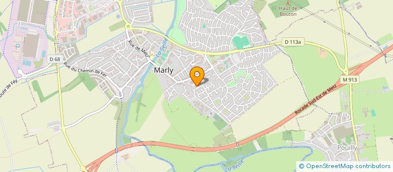 localisation de l'entreprise SCI WAD à MARLY