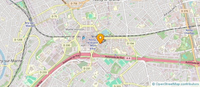 localisation de l'entreprise SCI WADE  NOISY-LE-GRAND