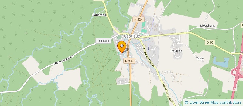 localisation de l'entreprise SCI WADECK  CAPTIEUX