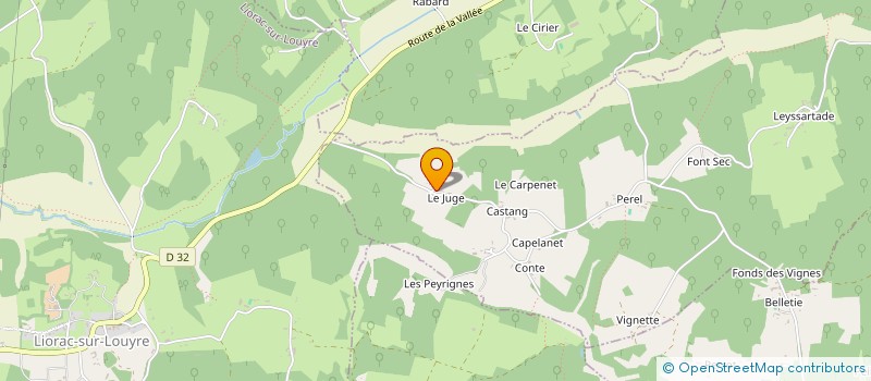 localisation de l'entreprise SCI WADELAND  ST-MARCEL PERIGORD