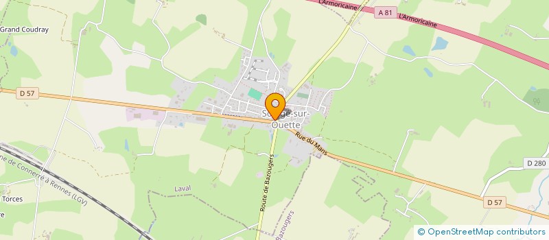 localisation de l'entreprise SCI WADI  SOULGE-SUR-OUETTE