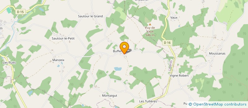 localisation de l'entreprise SCI WADPAT  CHATEAUNEUF-LA-FORET