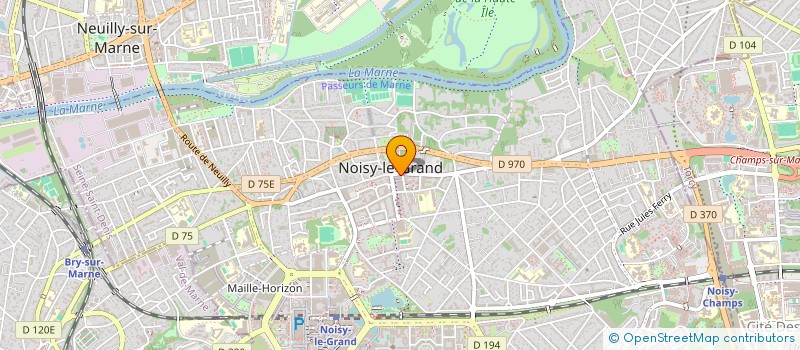 localisation de l'entreprise SCI WAFA à NOISY-LE-GRAND