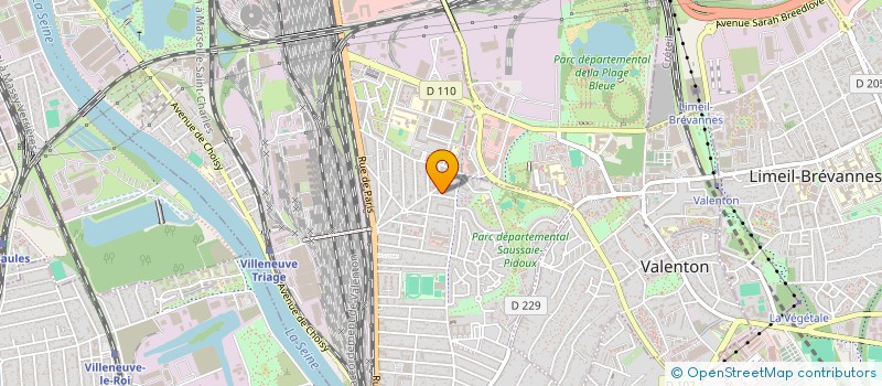 localisation de l'entreprise SCI WAFA  VILLENEUVE-SAINT-GEORGES